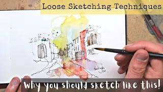 Loose Sketching Techniques - The BEST way to sketch? 5 Reasons!