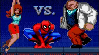 Spider-Man vs Kingpin (Sega CD) All Bosses (No Damage)