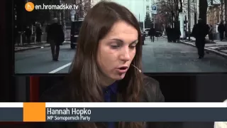 Hromadske International. The Sunday Show - Business as usual will not work this time around in Ukraine- Hanna Hopko