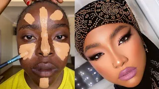 WOW 😱❤️👆 UNBELIEVABLE SHE WAS TRANSFORMED 😳💄GELE AND MAKEUP TRANSFORMATION / MAKEUP TUTORIAL
