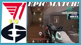 EPIC MATCH ! T1 vs EG | All HIGHLIGHTS | VCT 2022 NA Stage 1 Challengers - Open Qualifier 1.