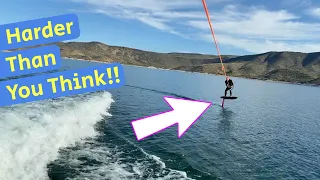 How To Wakesurf Foil, What Your First Day Might Look Like 😳