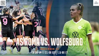 AS Roma vs. Wolfsburg | UEFA Women's Champions League Giornata 3 Full Match