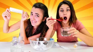 Komik video! Ayşe ve Sevcan 7 saniye challenge oyunu ve dudak okuma yarışması!