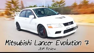 Mitsubishi Lancer Evolution 7 JDM Review!