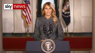 First Lady Melania Trump: 'Greatest honour of my life'