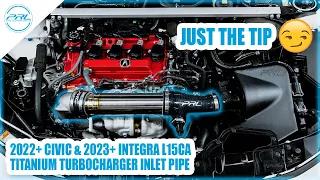 11th Gen Honda Civic 1.5L Turbo PRL Titanium Turbocharger Inlet Pipe Teaser