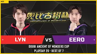 WC3 - Doubi Ancient of Wonders Cup - Playday 20: [ORC] Lyn vs Eer0 [UD]