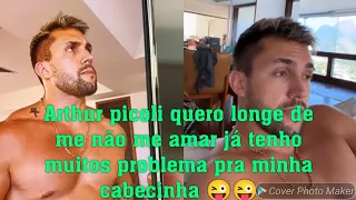 Arthur picoli: saber aquele gelo que você me deu me fez ser o homem sem medo de viver a vida