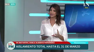 Coronavirus: Alberto Fernández anunciará cuarentena obligatoria hasta el 31 de marzo