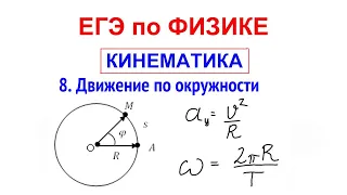 Кинематика Урок №8. Движение по окружности. Физика ЕГЭ 2022