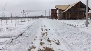 Уборка снега в поселке Агро-клуб Усадьба