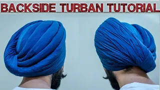 Backside Turban Tutorial | Sikh Turban Pinch Problem | Patiala shahi Wattan Wali Pagg 6 Larh 7 Meter