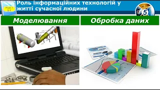 Інформаційні системи. Інформаційні технології. Роль інформаційних технологій у житті сучасної людини