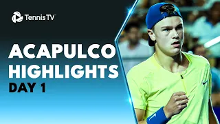 Rune and Shelton Clash; Shapovalov Battles Kecmanovic | Acapulco 2023 Highlights Day 1