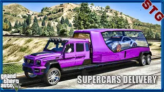 SUPERCARS DELIVERY| LET'S GO TO WORK!!!| (GTA 5 REAL LIFE MODS ROLEPLAY)