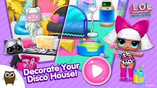 New L.O.L. Surprise! Disco House Game Update 🌸 House Decor | TutoTOONS