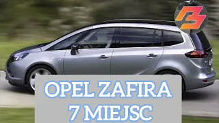 Opel Zafira 7 miejsc wymiary bagażnika w centymetrach