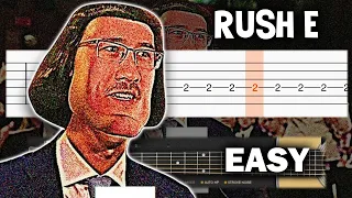 Rush E - EASY Guitar tutorial (TAB)