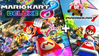 Mario Kart 8 Deluxe + Mario Kart 7 - Full Game Walkthrough (HD)