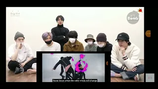 Bts react to stray kids maniac mv (fanmade)