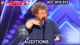 Ryan Niemiller Stand Up Comedian Makes FUN of His Arm Defect | America's Got Talent 2019 Audition