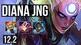 DIANA vs FIDDLESTICKS (JNG) | Rank 4, 15/1/6, 6 solo kills, Legendary | NA Challenger | 12.2