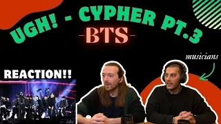 Ugh! Cypher Pt.3 REACTION!!  (Yet To Come Busan Concert) Diving into Rap Line..Musicians React K-Pop