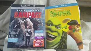 Rampage 4K Ultra HD and Shrek Forever After Blu-ray Unboxing