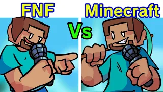 Friday Night Funkin' - VS Steve FULL Week (Minecraft Edition) [FNF MOD/Hard] (Friday Night Mining)