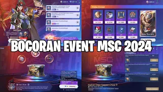 BOCORAN EVENT MSC 2024 - BISA FARMING SEMUA SKIN MSC YANG LAMA + TEST DROP RATE GACHA MSC BOX