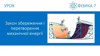 Фізика 7. Урок - Закон збереження і перетворення механічної енергії. Презентація для 7 класу