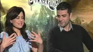 Carla Gugino and Oscar Isaac Talk "Sucker Punch"