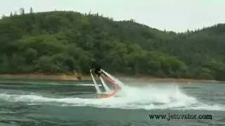 Jetovator, Flying, water powered bike flv