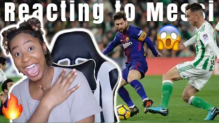 BASKETBALL FAN Reacts to LIONEL MESSI "HIGHLIGHTS" FOR THE FIRST TIME!! || IS HE THE BEST? 🤔