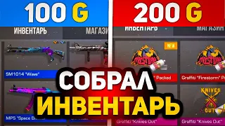 СОБРАЛ САМЫЙ КРАСИВЫЙ ИНВЕНТАРЬ ЗА 100 И 200 ГОЛДЫ 😱 | БИТВА ИНВЕНТАРЕЙ В STANDOFF 2 / СТАНДОФФ 2