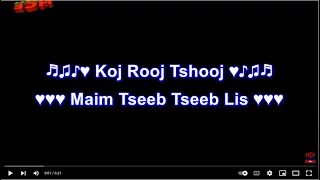 Koj Lub Tshoob Original Karaoke