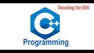 Decoding the number of the beast 666 in c++