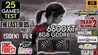 RX 6600 XT In Early 2023 | Test In 25 Games | Amd RX 6600XT In 2023 !