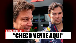 LO NUNCA VISTO! TOTO WOLFF VA CON CHECO!!