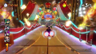 CTR Nitro Fueled- Koala Carnival Blue Fire run (HARD)