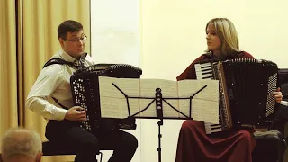 БАХ Концерт для двух клавесинов C minor BWV 1060 - Илона Савина и Никита Украинский / Duo "Fusion"