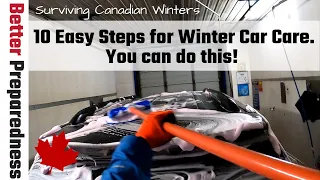 10 East Steps for Canadian Winter Car Care in Freezing Temperatures - How to, step by step