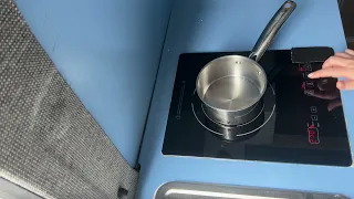 How to use Induction Stovetop in Camper Van