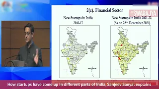 How Startup Ecosystem Has Evolved In India In The Last 5 Years, Sanjeev Sanyal Explains Through Maps