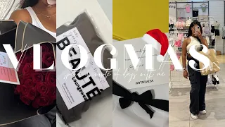 #vlogmas Ep1 : Flowers Delivery, Movies , Essentials Run, Luxury unboxing || South African YouTuber