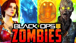 ALL BO4 ZOMBIES EASTER EGGS IN 300 MINUTES!! "Chaos Crew" (Call of Duty: Black Ops 4 Zombies)