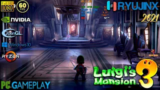RYUJINX Luigis Mansion 3 PC Gameplay | Playable | Ryujinx Switch Emulator | 1080p | 2021 Updated