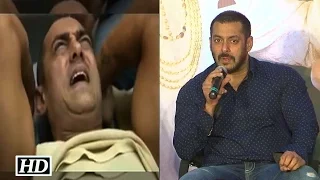 Salman REACTS to Aamir's Injury during Dangal Shooting