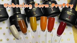 Ep. 095 Ambassador Unboxing | Born Pretty 6 Brand New Gel Polish Colors #new #review #unboxing